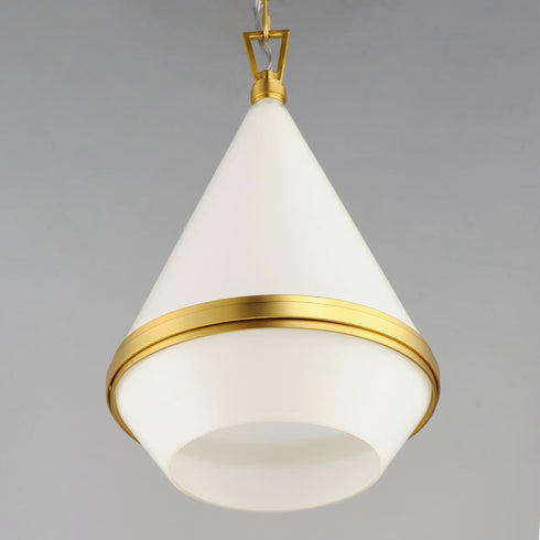 Maxim Giza Single Pendant in Satin Brass Finish Model: 10374WTSBR