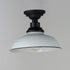 Maxim Granville Outdoor Flush Mount in White Black Finish Model: 35110WTBK