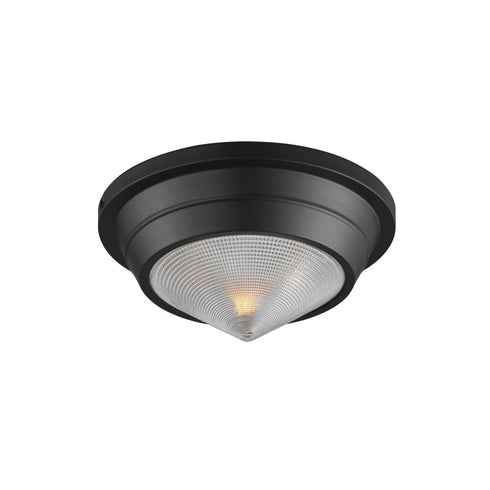 Maxim Hargreaves Flush Mount in Black Finish Model: 10390PRBK