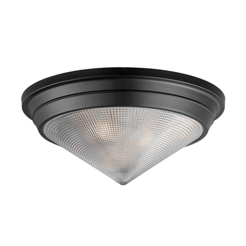 Maxim Hargreaves Flush Mount in Black Finish Model: 10399PRBK