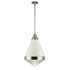 Maxim Hargreaves Single Pendant in Black / Natural Aged Brass Finish Model: 10396PRBKNAB