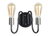 Maxim Haven Wall Sconce in Black Satin Nickel Finish Model: 11739BKSN