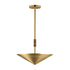 Maxim Helsinki Single Pendant in Natural Aged Brass Finish Model: 11434NAB