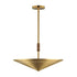 Maxim Helsinki Single Pendant in Natural Aged Brass Finish Model: 11436NAB