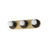 Maxim Hollywood Bath Vanity in Black Natural Aged Brass Finish Model: 26093BKNAB/BUL