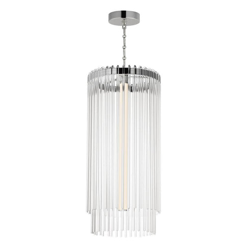 Maxim Jolie Entry Foyer Pendant in Natural Aged Brass Finish Model: 38426CLNAB