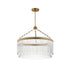 Maxim Jolie Single Pendant in Natural Aged Brass Finish Model: 38422CLNAB