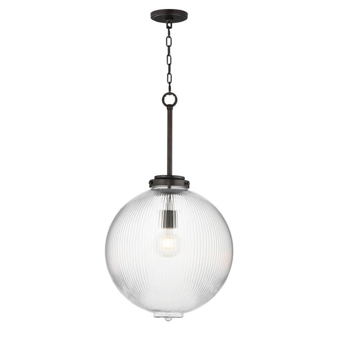Maxim Kasbah Single Pendant in Oil Rubbed Bronze Finish Model: 15196CROI