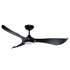 Maxim Keanu Outdoor Ceiling Fan in White Black Finish Model: 88755WTBK