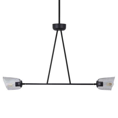 Maxim Keppe Linear Pendant in Dark Bronze Finish Model: 26262SSDBZ