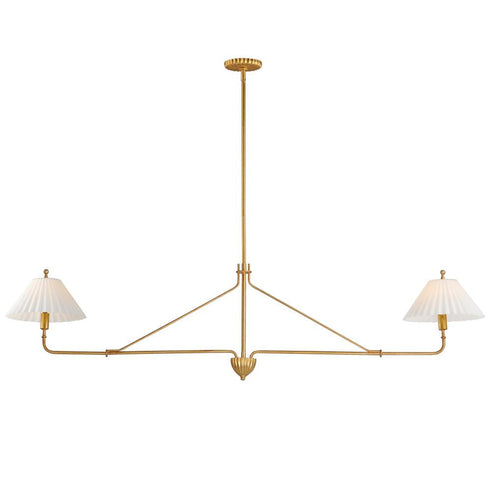 Maxim Kismet Linear Pendant in Gold Leaf Finish Model: 18312SWGL
