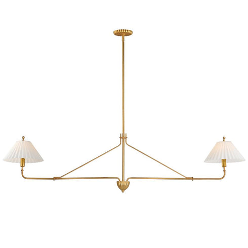Maxim Kismet Linear Pendant in Gold Leaf Finish Model: 18312SWGL