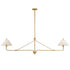 Maxim Kismet Linear Pendant in Gold Leaf Finish Model: 18312SWGL