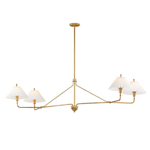 Maxim Kismet Linear Pendant in Gold Leaf Finish Model: 18314SWGL