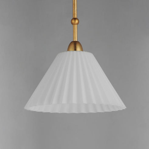 Maxim Kismet Single Pendant in Gold Leaf Finish Model: 18311SWGL