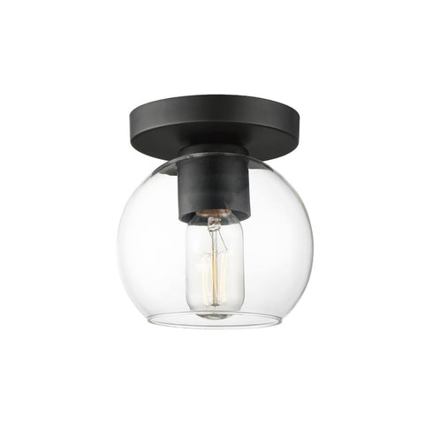 Maxim Knox Flush Mount in Black Finish Model: 21630CLBK