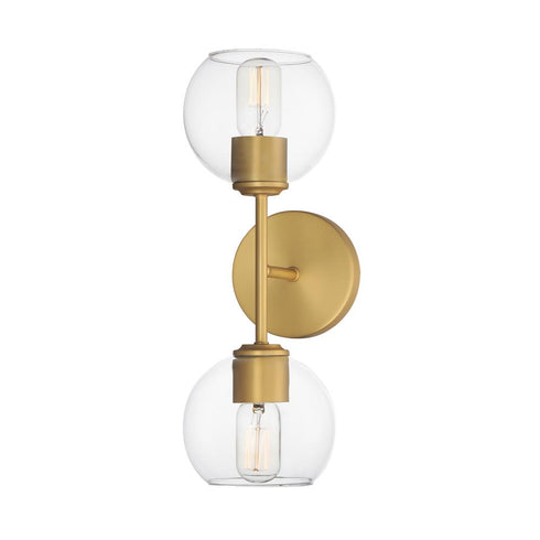 Maxim Knox Wall Sconce in Black Finish Model: 21632CLBK