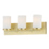 Maxim Lateral Bath Vanity in Satin Brass Finish Model: 10283SWSBR