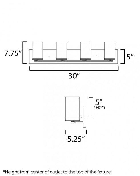 Maxim Lateral Bath Vanity in Satin Nickel Finish Model: 10284SWSN