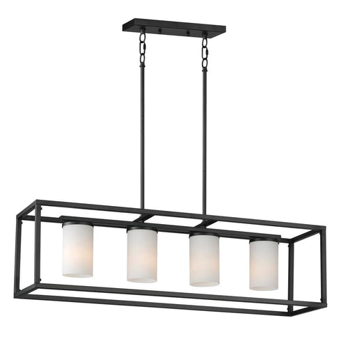 Maxim Lateral Linear Pendant in Black Finish Model: 10288SWBK