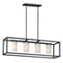 Maxim Lateral Linear Pendant in Black Finish Model: 10288SWBK