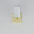 Maxim Lateral Wall Sconce in Satin Brass Finish Model: 10281SWSBR