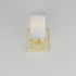 Maxim Lateral Wall Sconce in Satin Brass Finish Model: 10281SWSBR