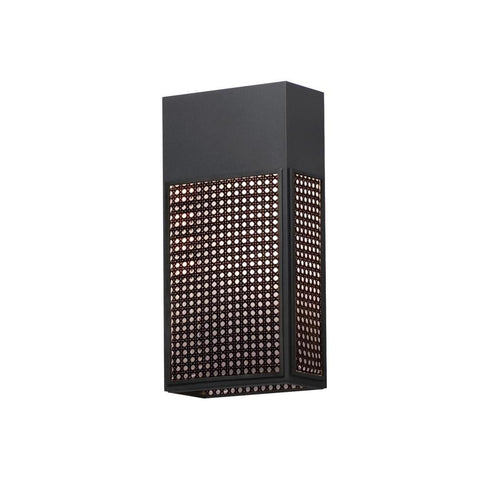 Maxim Lattice Outdoor Wall Mount in Black Finish Model: 54804BK