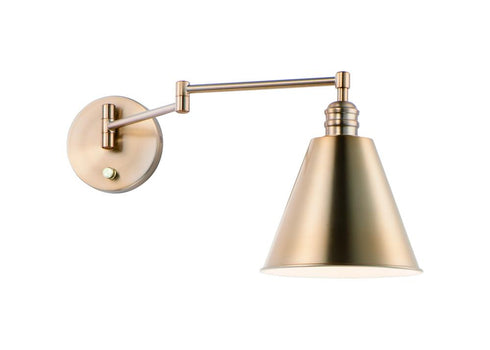 Maxim Library Wall Sconce in Heritage Finish Model: 12220HR