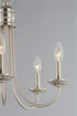 Maxim Logan Multi Light Pendant in Satin Nickel Finish Model: 10345SN