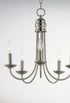 Maxim Logan Multi Light Pendant in Satin Nickel Finish Model: 10345SN