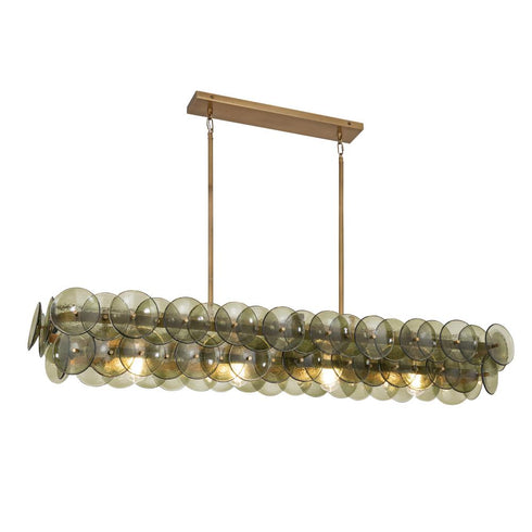 Maxim Loren Linear Pendant in Gunmetal Finish Model: 21826AMGM