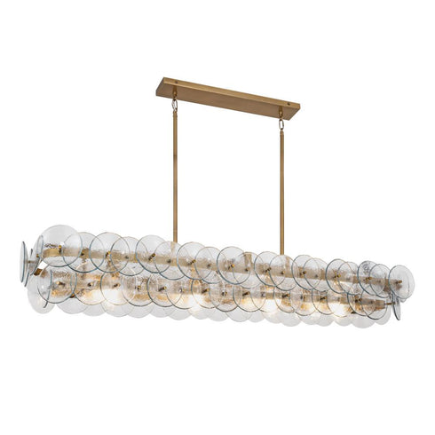 Maxim Loren Linear Pendant in Gunmetal Finish Model: 21826AMGM