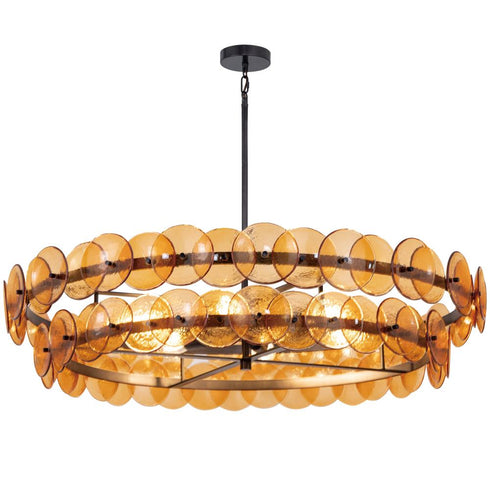 Maxim Loren Multi Tier Chandelier in Gunmetal Finish Model: 21824AMGM