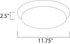 Maxim Low Profile LED Flush Mount in White Finish Model: 87595WTWT
