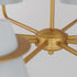 Maxim Lucas Chandelier in Natural Aged Brass Finish Model: 25228LFGNAB