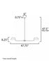 Maxim Lucas Chandelier in Natural Aged Brass Finish Model: 25228LFGNAB