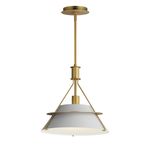 Maxim Lucas Single Pendant in Natural Aged Brass Finish Model: 25221LFGNAB