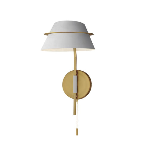 Maxim Lucas Wall Sconce in Natural Aged Brass Finish Model: 25220LFGNAB