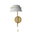 Maxim Lucas Wall Sconce in Natural Aged Brass Finish Model: 25220LFGNAB