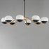 Maxim Lucerne Chandelier in Black Natural Aged Brass Finish Model: 24648MRBKNAB