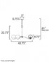 Maxim Lucerne Chandelier in Black Natural Aged Brass Finish Model: 24648MRBKNAB