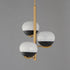 Maxim Lucerne Entry Foyer Pendant in Black Natural Aged Brass Finish Model: 24643MRBKNAB