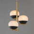 Maxim Lucerne Entry Foyer Pendant in Black Natural Aged Brass Finish Model: 24643MRBKNAB