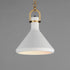 Maxim Lumi Single Pendant in Satin Brass Finish Model: 12383WTSBR