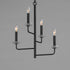 Maxim Madeira Chandelier in Anthracite Finish Model: 12324TCAR