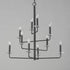 Maxim Madeira Chandelier in Anthracite Finish Model: 12329TCAR