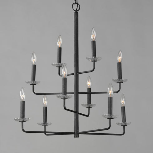 Maxim Madeira Chandelier in Anthracite Finish Model: 12329TCAR