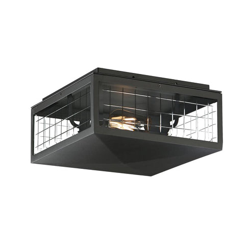 Maxim Magnus Outdoor Deck Lantern in Black Finish Model: 30690CLBK
