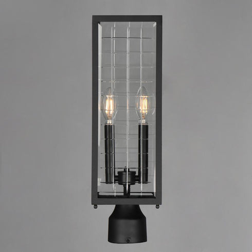Maxim Magnus Outdoor Pol Post Mount in Black Finish Model: 30699CLBK